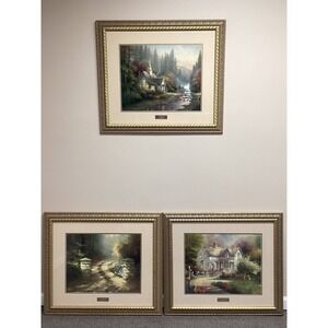 6 Pc‎ Thomas Kincade Collection 31.5 X 26.5
